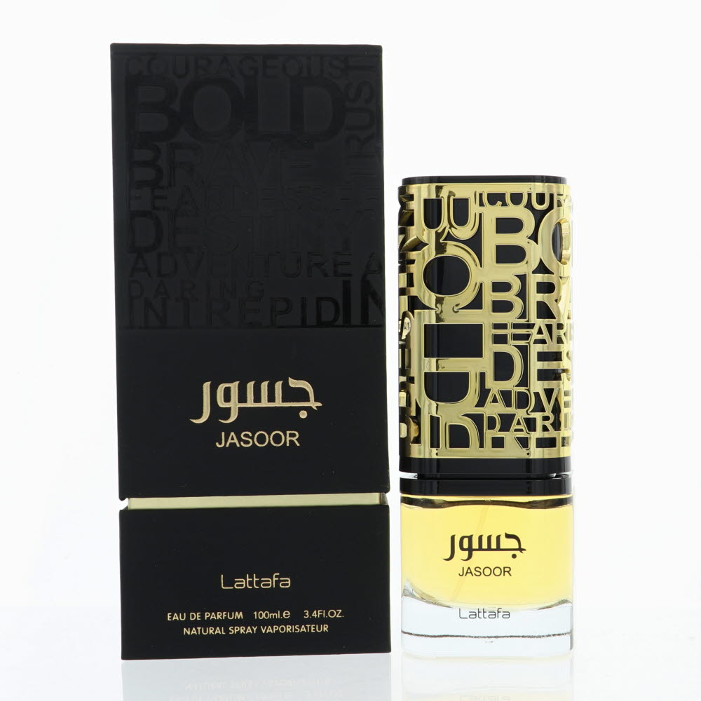 Jasoor By Lattafa Cologne 3.4 Oz Eau De Parfum Spray For Men - Box