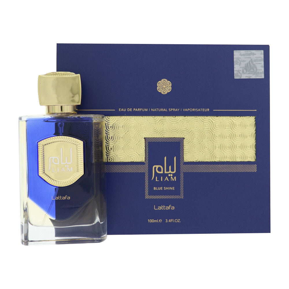 Lattafa Lattafa Liam Blue Shine Eau De Parfum Spray 3.4 Oz Perfume