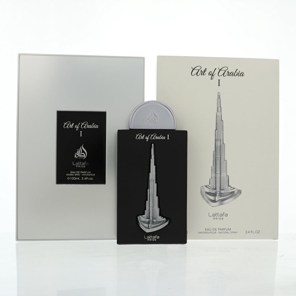Art Of Arabia I By Lattafa Cologne 3.4 Oz Eau De Parfum Spray For Men - Box