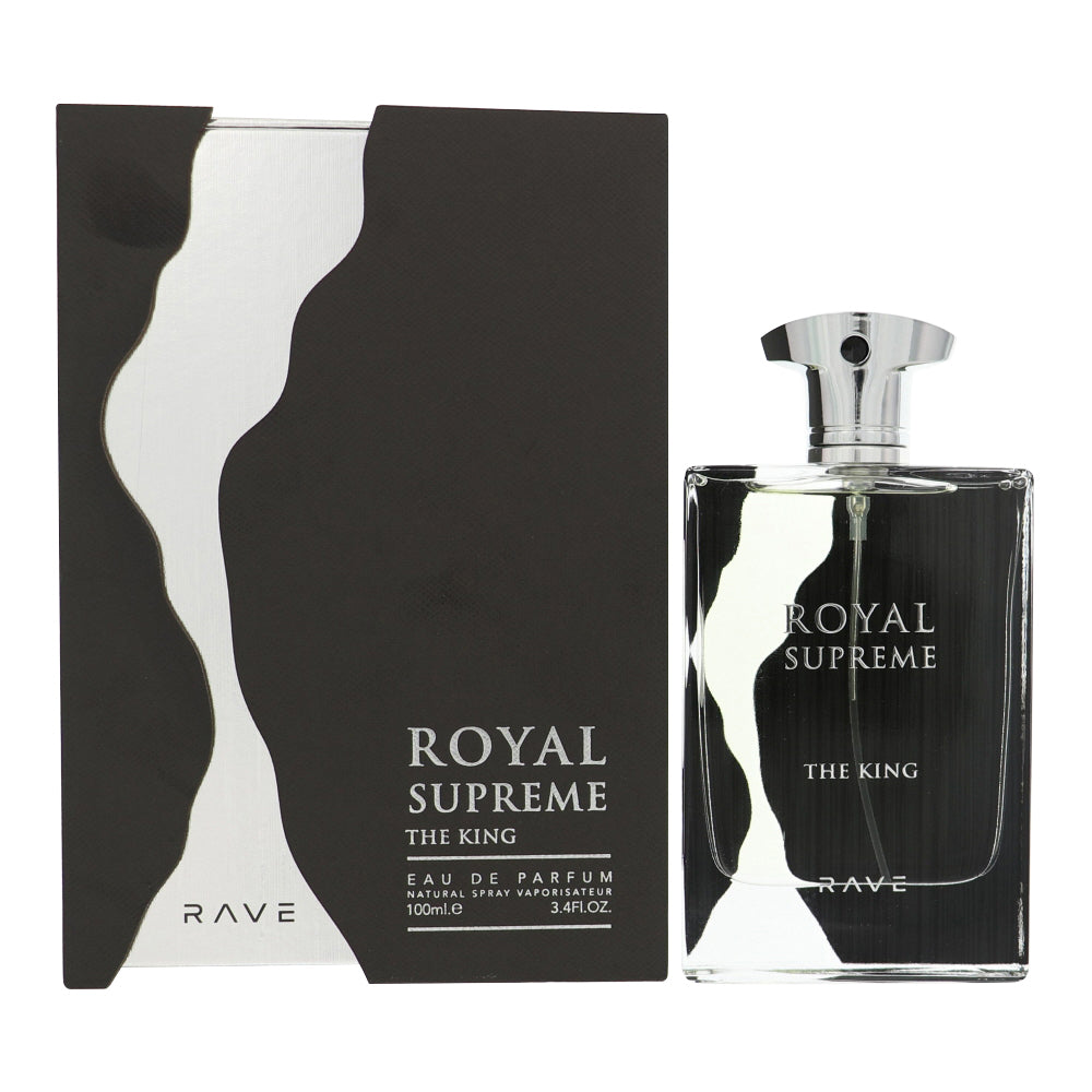 Royal Supreme The King by Lattafa 3.4 Oz Eau De Parfum Spray for Men