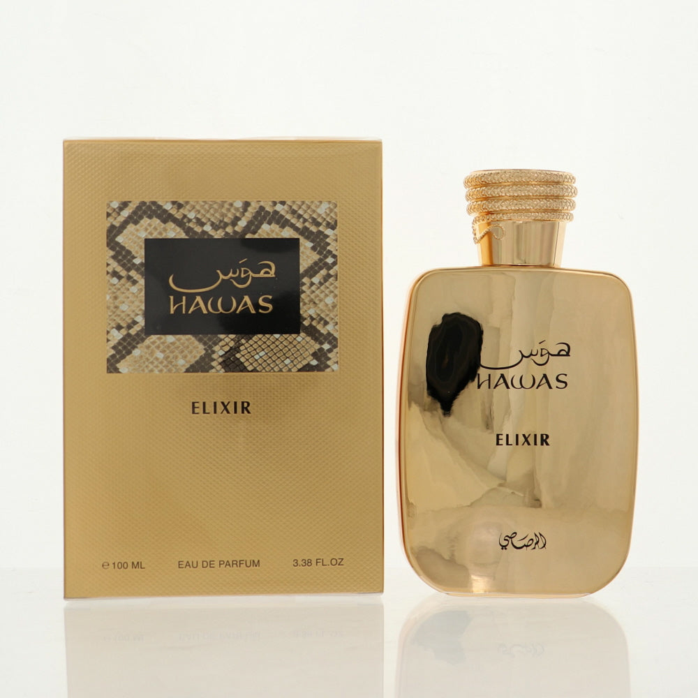 Hawas Elixir By Rasasi Cologne 3.38 Oz Eau De Parfum Spray For Men - Box