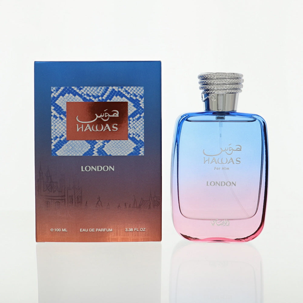 Hawas London by Rasasi 3.38 Oz Eau De Parfum for Men
