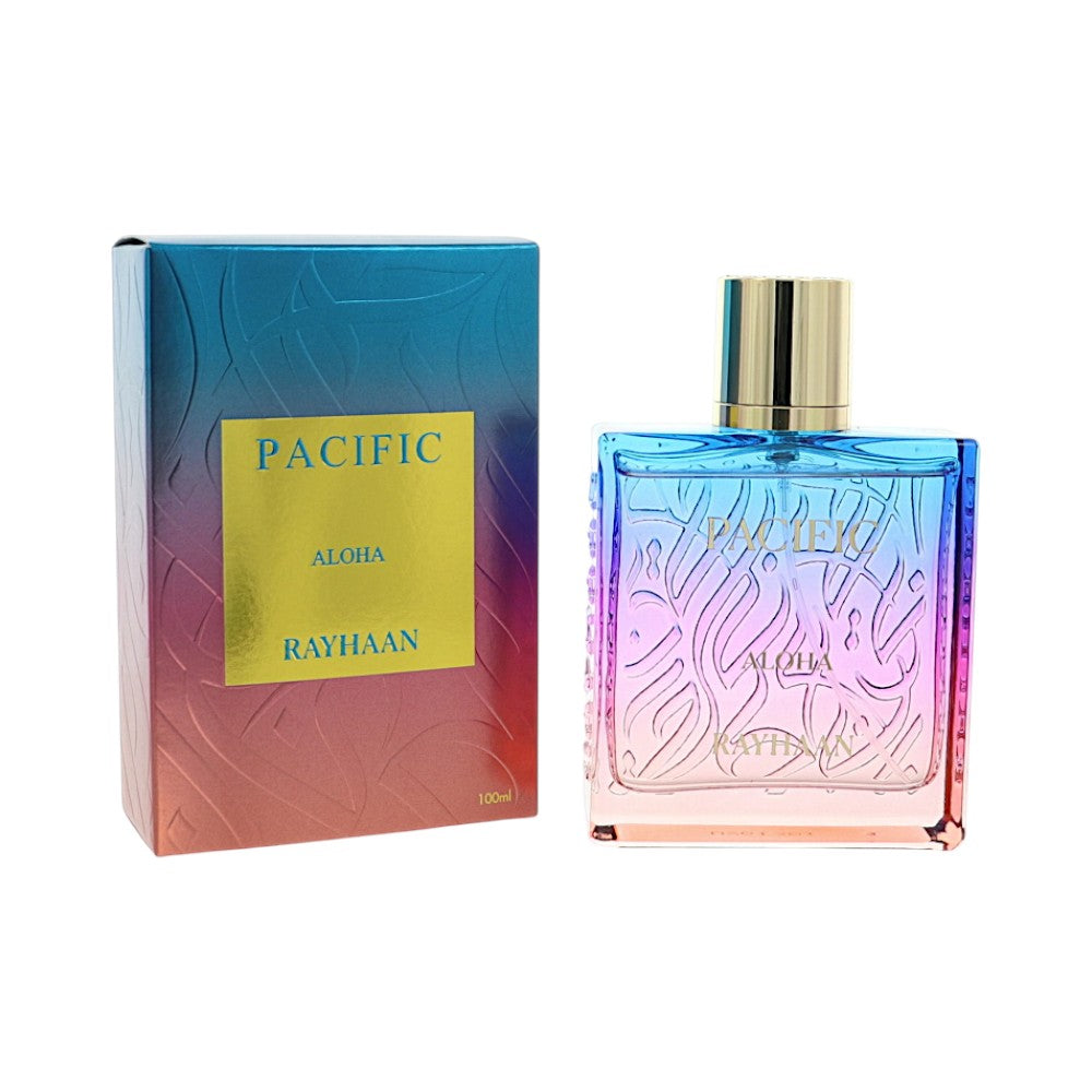 Pacific Aloha by Rayhaan 3.4 Oz Eau De Parfum for Men