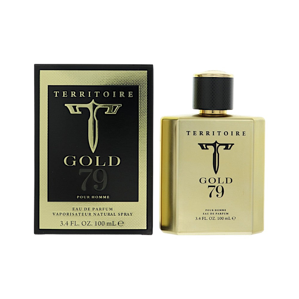 Territoire Gold 79 by Yzy Perfume 3.4 Oz Eau De Parfum for Men