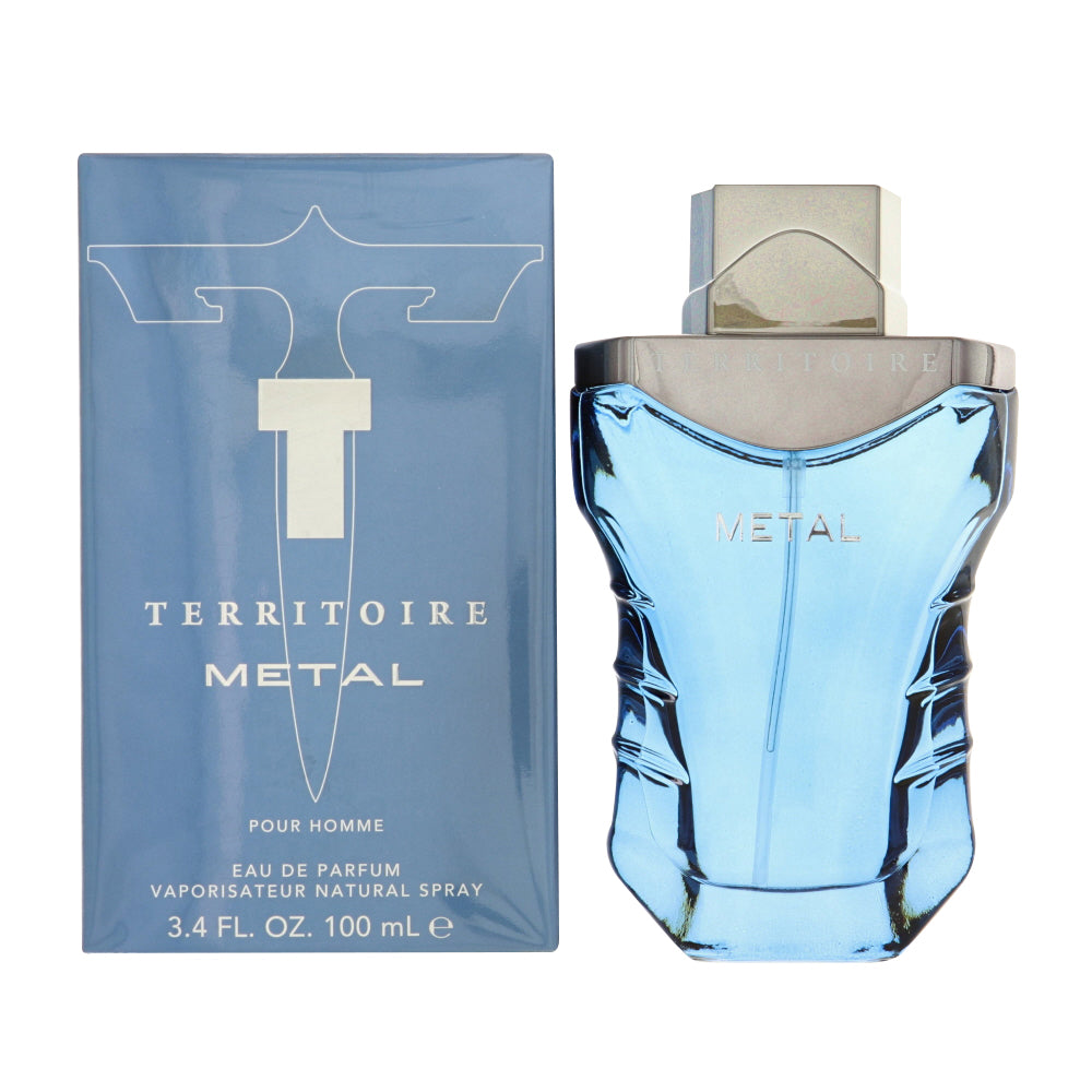 Territoire Metal By Yzy Perfume Cologne 3.4 Oz Eau De Parfum Spray For Men - Box