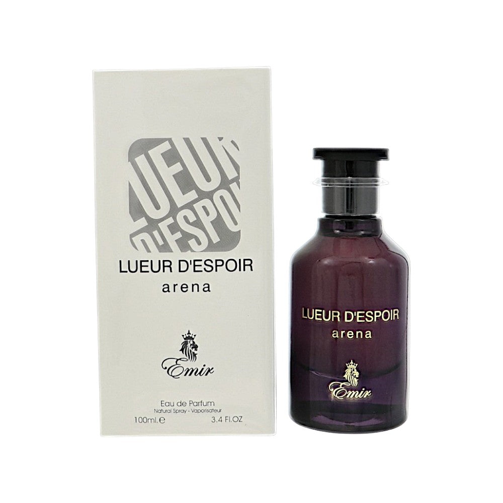 Lueur D'espoir Arena by Emir 3.4 Oz Eau De Parfum Spray In Box for Women