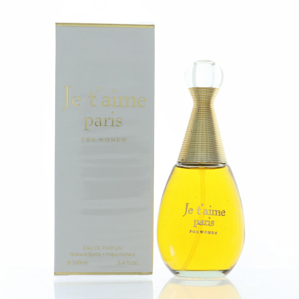 Je T'Aime Paris By Fragrance Couture Perfume 3.4 Oz Eau De Parfum Spray For Women - Box