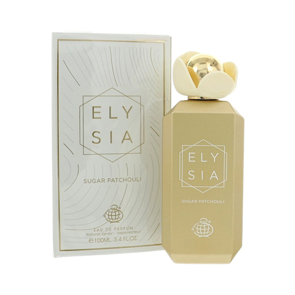 Elysia Sugar Patchouli by Fragrance World 3.4 Oz Eau De Parfum for Women