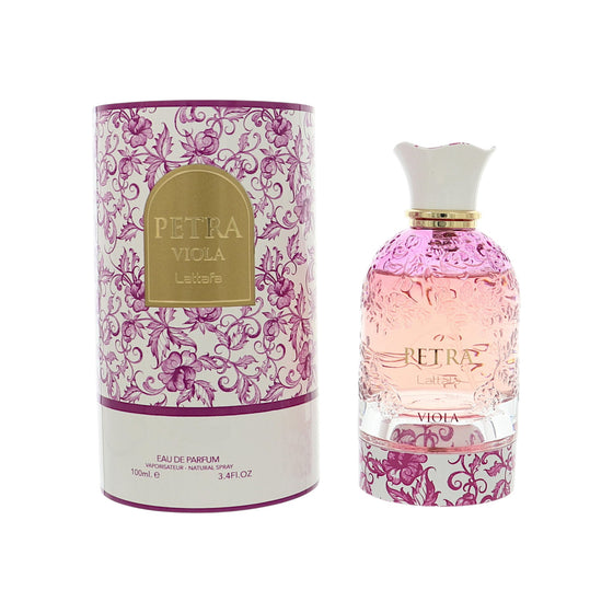 Petra Viola by Lattafa 3.4 Oz Eau De Parfum Spray In Box for Women