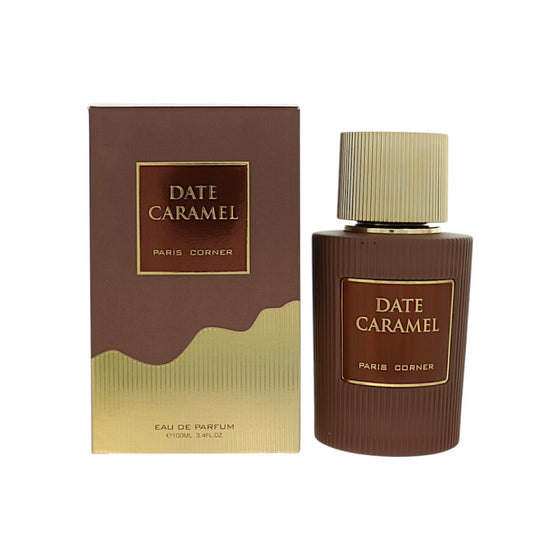 Date Caramel by Paris Corner 3.4 Oz Eau De Parfum Spray In Box for Women