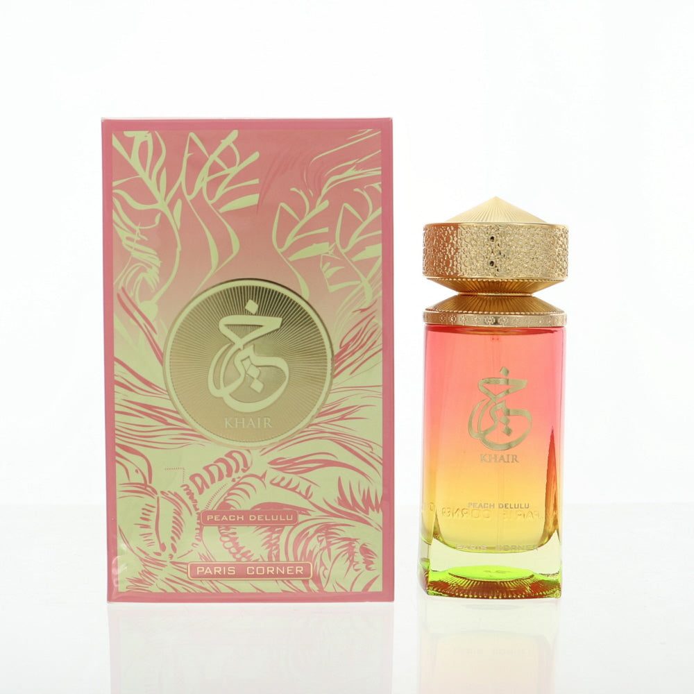 Peach Delulu by Paris Corner 3.4 Oz Eau De Parfum for Women